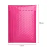 10 pçs / lote Sacos de envelope de espuma Self Selo mailers Envelopes acolchoados com bolhas de mala de correspondência Pacotes Pink FD Storage