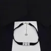 Lettre de mode collier ras du cou femmes fille esclave nom mot collier boucle colliers en cuir véritable sexy Jewelry212l