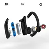 T16 T17 Trådlös Bluetooth-headset TWS Sport Waterproof Over-Ear Earphone Headphone 5.0 Svart med laddningsbas