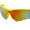 Óculos de sol clássicos de ciclismo Dazzle Color Mens Sun Glasses nos EUA Onepiece Lens Black Dark Design Cool Selshades Outdoor Motorcycle9117564