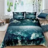 Bedding Set Moon Night View Duvet Cover Set With Pillowcase Bedding King Queen Full Double Single Size Bedding Set King Size 210706