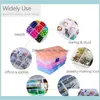 Bins Housekeeping Organization Garden 15 Grids Home Empty Storage Container Box For Jewelry Earring Case Holder Organizer Boxes Drop D