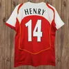 02 05 Soccer Jerseys HENRY BERGKAMP V. PERSIE Mens Retro 94 97 VIEIRA MERSON ADAMS Home Away 3rd Football Shirt Short men Sleeve Uniforms