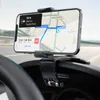 Novo Dashboard Mount Carro Telefone Telefone 360Otation Retrovisor Espelho Suporte Multifunction Suportes para Xiaomi Huawei iPhone 12