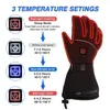 Motorcycle Gloves Winter Electric Heated Waterproof Windproof Cycling Warm Heating Touch Screen USB Powered Christmas Gift275n