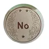 예 또는 아니오 도전 동전 기념품 기념 동전 파티 호의 골동품 컬렉션 기념품 선물 금 실버