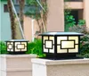 조명 태양 광 발전 LED 포스트 조명 조경 정원 조명 게이트 기둥 기둥 기둥 조명 빌라 데크 파크 YARK를위한 야외 램프