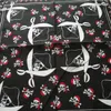 Ny design Fashion Hip Hop 100% Bomull Skull Bandana Square Scarf Black Paisley Cykel Huvudband för Kvinnor / Män / Pojkar / Tjejer