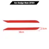 Red Interior Door Trim Strip Decoration For Dodge Ram 1500 18+ Accessories 2PC