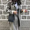 Marke famou zweireiher vintage frühling herbst kleidung outwear frauen lange baumwolle graben mantel mujer chaqueta o9es