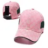 Cała wysokiej jakości kość zakrzywiona wizjek Casquette Baseball Cap Women Designer Designer Hat Regulowane golf sportowe luksusowe czapki za 7171746