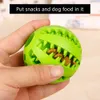 Pelota de juguete interactiva para mascotas, juguetes para perros que juegan por sí mismos, pelota de goma hinchable suave Natural, limpieza de dientes para cachorros, juguete para masticar perros grandes