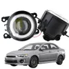 for Mitsubishi Lancer GT 2016-2018 LED Angel Eye fog light DRL Daytime Running Cut-Line Lens