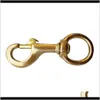 Aessories Snorkeling Water Sports & Outdoors Drop Delivery 2021 Strong Solid Brass Swivel Eye Single End Bolt Snap Hook Clip For Scuba Diving