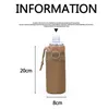 Outdoor Bags Sport Pocket Water Bottle Bag Camping Hiking Riding Accessory Kettle For MOLLE Backpack 2022