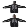 skeleton hoodie heren