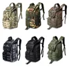 Sacs de plein air Randonnée Sac à dos tactique 40L Sac en nylon étanche Armée Camouflage Sac à dos Chasse Mochila Militar Sac à dos 600D Oxford Unisexe