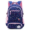 Big Capacity Printing School Backpack Ortopedics Bag para meninas com zíper para crianças Bolsas para crianças adolescentes