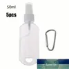 5/10 Pcs Bottiglia ricaricabile con gancio Bottiglia spray portatile per alcol Disinfettante per le mani vuoto Dispenser vuoto Custodia trasparente1 Prezzo di fabbrica design esperto Qualità