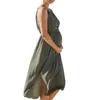 النساء بلا أكمام لباس أمومة الحوامل تنورة الرضاعة الطبيعية