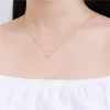 TN16 Diamond Star Pendant Halsband för kvinnor Silver 925 Smycken Neckor