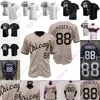 Luis Robert Jersey Black Golden Player Fans Gray Pinstripe White Pullover Women Size S-3XL All Sitched Embroidery