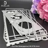 Metallskärning Dies Cut Slimline Card Die med vykort Kuvert DIY Card Paper Craft Handgjord Crafting Punch Mall Alinacraft 210702