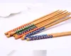 200pairs "East Meet West" Natural Bamboo Chopsticks Tableware Wedding Favor Party Gift Souvenirs