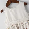 Childdkivy meisjes zomerjurk 2020 baby meisje kant prinses jurk feest kleding kinderen print jurken voor meisjes verjaardag 3-10 jaar Q0716