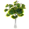 Dekorative Blumenkränze, 6 Gabeln, 36 cm, grüner Rettich, künstliche Hängepflanze, Wanddekoration, Balkon, Blumenkorb, Zubehör