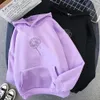 Plus sammet sweatshirts kvinnor vita kvinnor kappa med huva hoodies damer långärmad casual hooded överdimensionerade pullovers toppar 210803