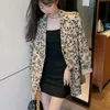Fashion Print Korean Streetwear Blazer Jacket Trendy Womens Dräkt Coat Ladies Höst Vinter Casual Outwear Mujer Chaqueta 210514