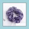 عصابات المطاط الشعر مجوهرات ليوبارد الأورجانزا scrunchies المرأة الحيوان طباعة scrunchie مرونة الفتيات أغطية الرأس العلاقات ذيل حصان حامل قطرة التسليم