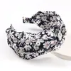 2021 printemps mode fleur imprimé bandeaux tissu tempérament Style dames bandeau cheveux accessoires