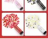 Party Decoration 1pc Wedding Bubbles Spray Confetti Cannons Push Poppers Handheld Fireworks Scraps String Celebration Birthday Supplies