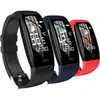 Moda Smart Wristbands Assista Fitness Rastreador Saudável Esportes Pressão Sanguínea Monitor de Frequência Cardida Impermeável Pulseira de Pulseira Inteligente para iOS Smartphone