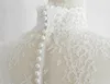 Wraps Vestes Veste de mariage modeste à manches longues Col haut Boléro Châle Blanc Ivoire Dentelle Mariée Manteau Taille personnalisée Accessoires5373948