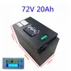 GTK new deep cycle 72V 15ah 20ah 30ah 35ah 40ah 50ah 60ah Lifepo4 battery bms 24S for motorcycle ebike scooter +5A Charger