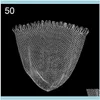 스포츠 옥외 낚시 Aessories 더블 라인 꼰 메쉬 착륙 그물 30/40/50/60 도구 구멍베이스 송어 캐치 루 레이 러리 아 이사리 U1G0 DRO