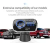 Bluetooth Transmitters Bluetooth FM Transmitter Kit 5.0 Radio Car Adapter with Dual USB Ports(QC3.0/2.4A) MP3 Music Player