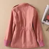 Women's Jackets Kate Princess Patchwork Women Jacket Long Sleeve Turn-Down Collar Coat M9228