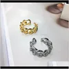 Band Rings Jewelryrings Twisted Copper Wedding Gold Ring Women Simple Fashion Love Bohemian Jewelry For Girlfriend Drop Delivery 2021 Qwo9X