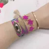 BLUESTAR Boho MIYUKI Bracelet pour femmes turc mauvais œil Pulseras Mujer Moda étoile métier à tisser de perles fait à la main