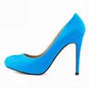 Bom bombas femininas redondo dedo dedo fosco pu PU Sexy High Heels Sapatos Plataforma Nude Trabalho Ladies Court US5-10 vestido