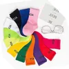Kinderen jongens meisjes letter sokken snoep kleur letters katoen ademend sok cadeau voor kinderen hoge kwaliteit mode hosiery