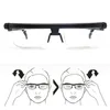 선글라스 Eyeezi 더블 비전 조정 가능한 학위 독서 안경 범용 초점 거리 교정 근시 노안 안경-6d ~ + 3D
