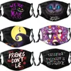 Colorful Facial Designer Masks Assorted Halloween Theme Butterfly Designs Adjustable Breathable Cloth Cotton Sort Fabric Washable Reusable Face Mask