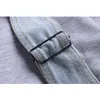 Femmes Gris Hoodies Sweat Automne Mode Denim Poche Patchwork Pulls Dames À Manches Longues Casual Jumpers Tops Femme 210417