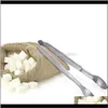 Outras ferramentas Creative a￧o inoxid￡vel clipe de gelo de gelo engrossar alimentos de alimentos t￪nis de cozinha wb908 7pc4a ojnvh