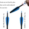 Carbon Arrow Spine 500 Archery 28" 30" 31" Hunter Replaceable Nocks Arrowheads for Compound Recurve bow Hunting Shooting